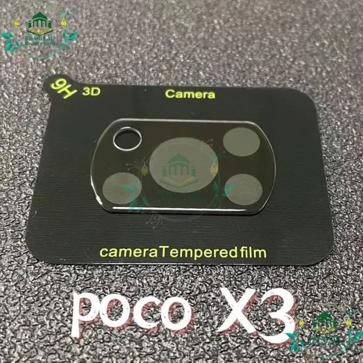 For Xiaomi Poco X3 / X3 Pro / X3 NFC rinbo 3D Full Camera Lens Protector Flexible Tempered Camera Lens Protector Film