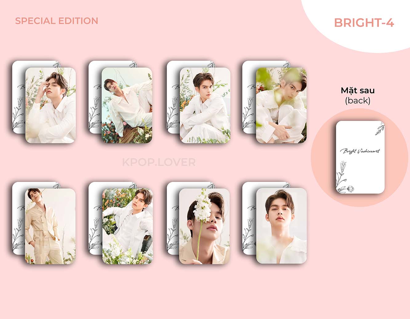 SET 8 CARD BRIGHT VACHIRAWIT