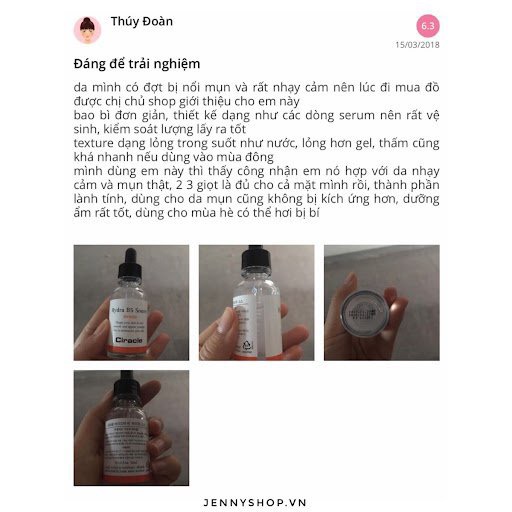 [100% AUTH] Serum Phục Hồi Da Ciracle Hydra B5 Source Wrinkle 30ML