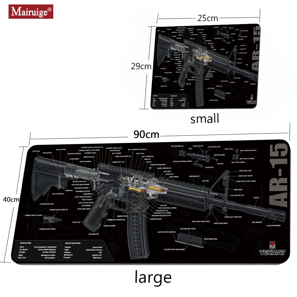 Mouse pad grande para jogos XXL, arma Cz-805 Bren Assault Rifle
