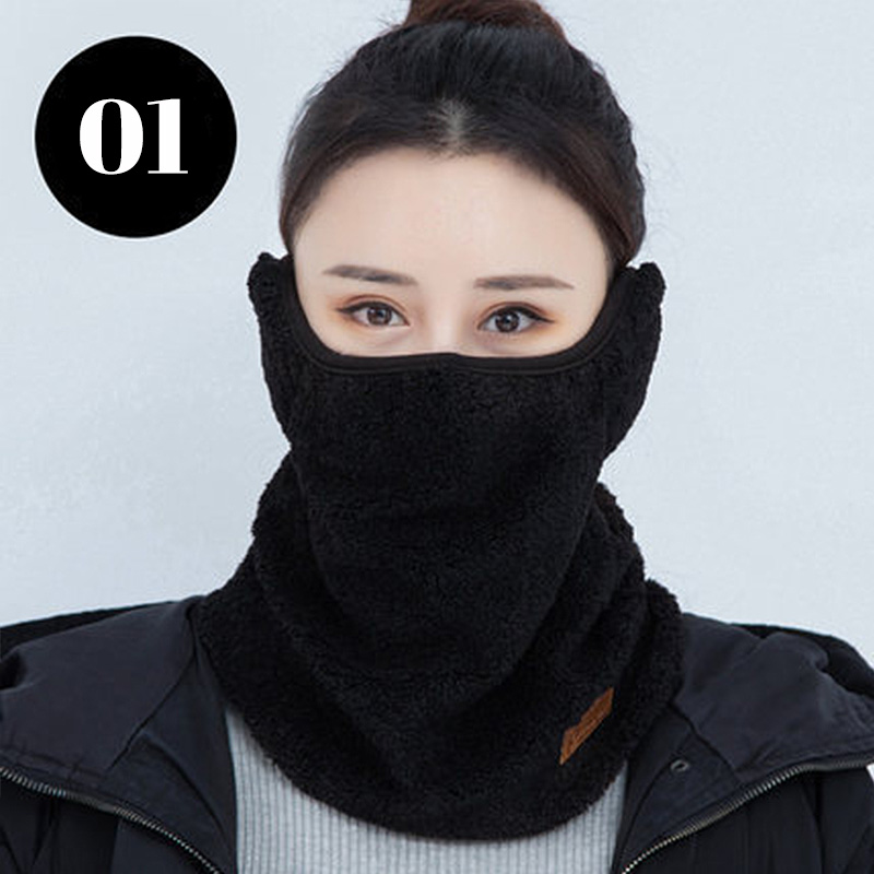 %E3%80%90SmartHorizon%E3%80%91Autumn%20Winter%20Women%20Warm%20Cap%20Outdoor%20Head%20Cover%20Thick%20Plush%20Teddy%20Wool%20Mask%20Ear%20Protection%20Face%20Bib%20Ski%20Cold%20Protection%20-%20Image%202