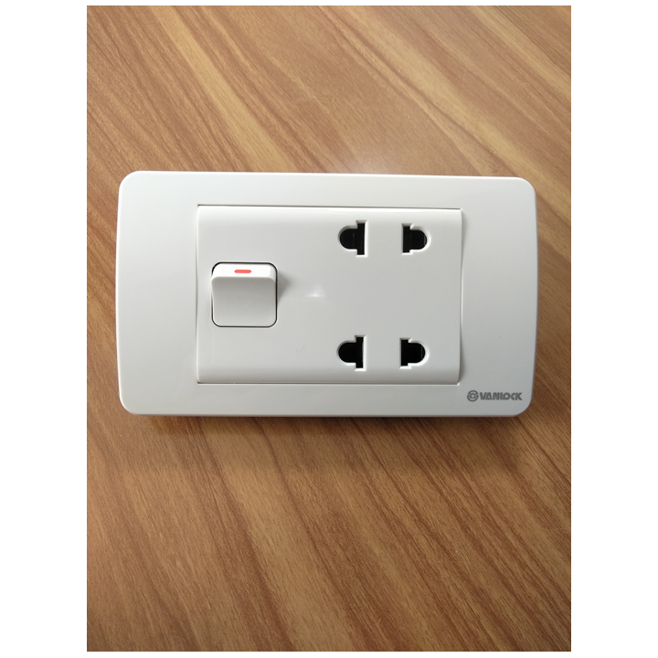 Ổ cắm - Công tắc Vanlock SINO Dòng S18A Chính hãng