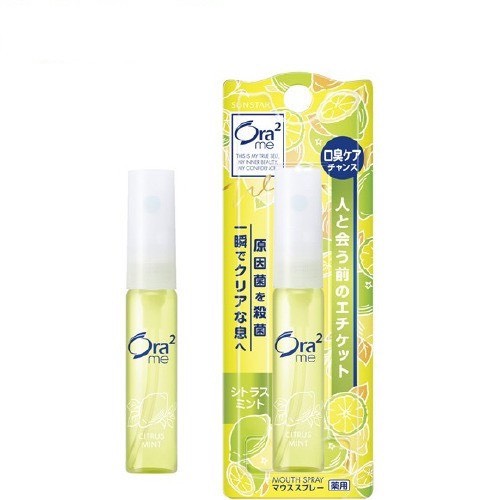 Xịt thơm miệng SUNSTAR Ora2 Nhật Bản (mùi ngẫu nhiên)