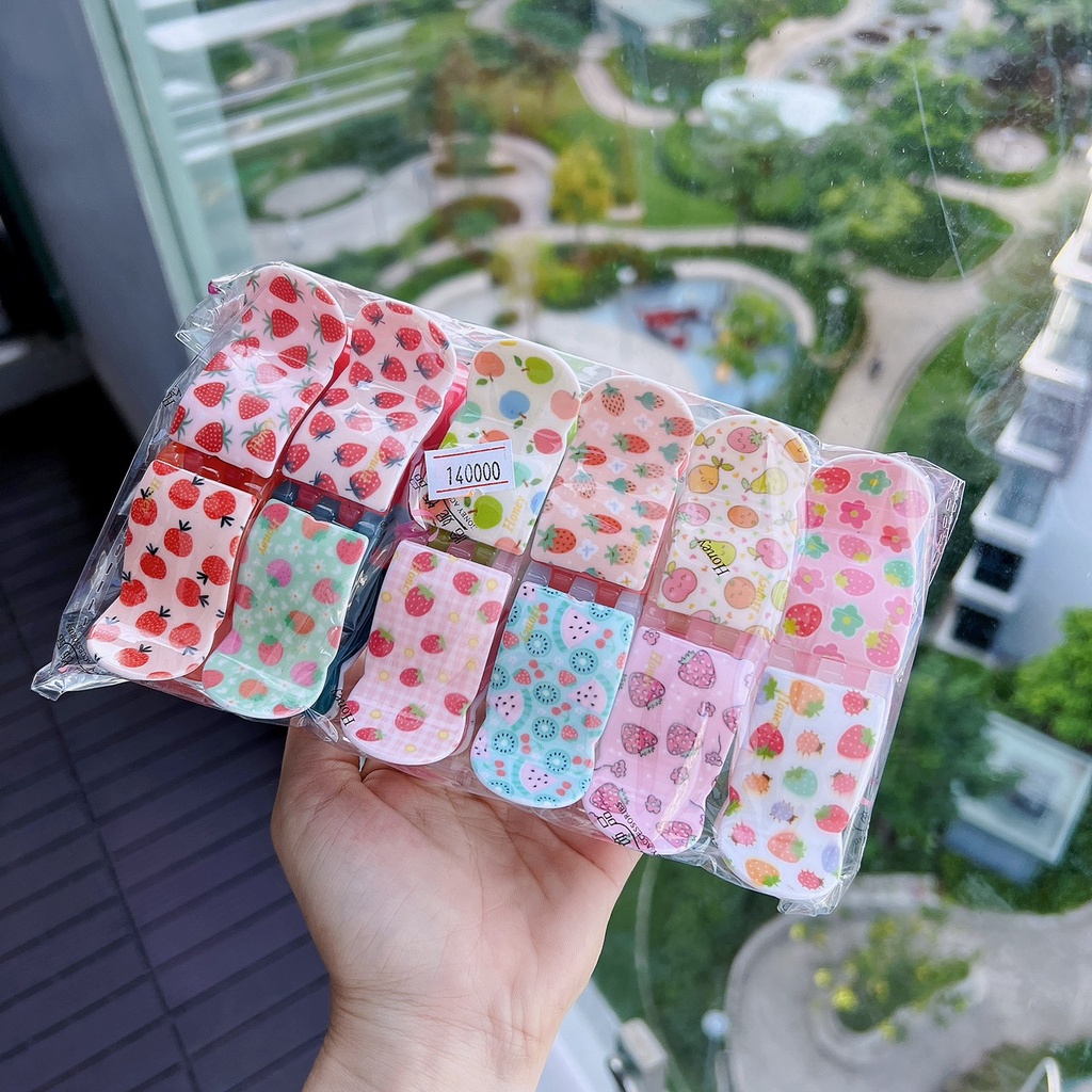 Kẹp Càng Cua Bóng 3-5 Răng Đủ Màu