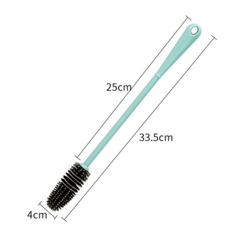 Cọ Rửa Ly , Bình Nước , Bình Sữa Silicon Cán Dài