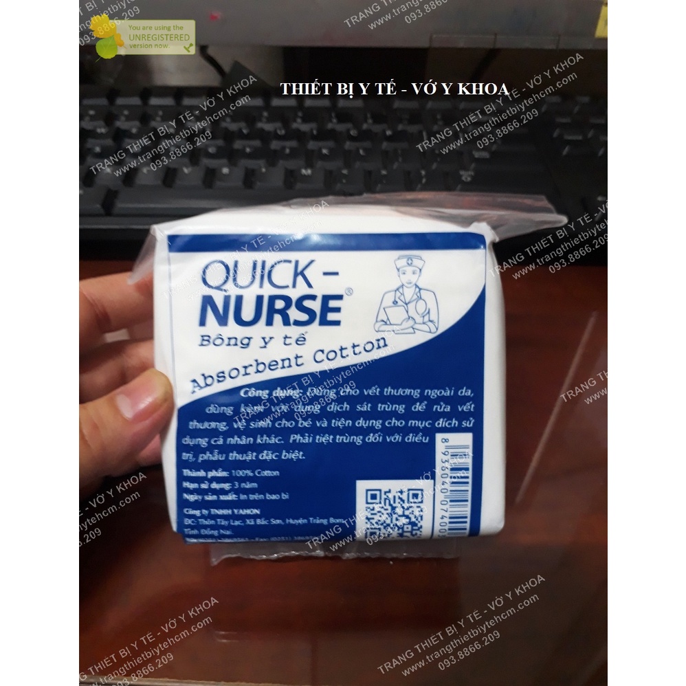 Bông Gòn Y Tế Quick Nurse gói 25g, 50g