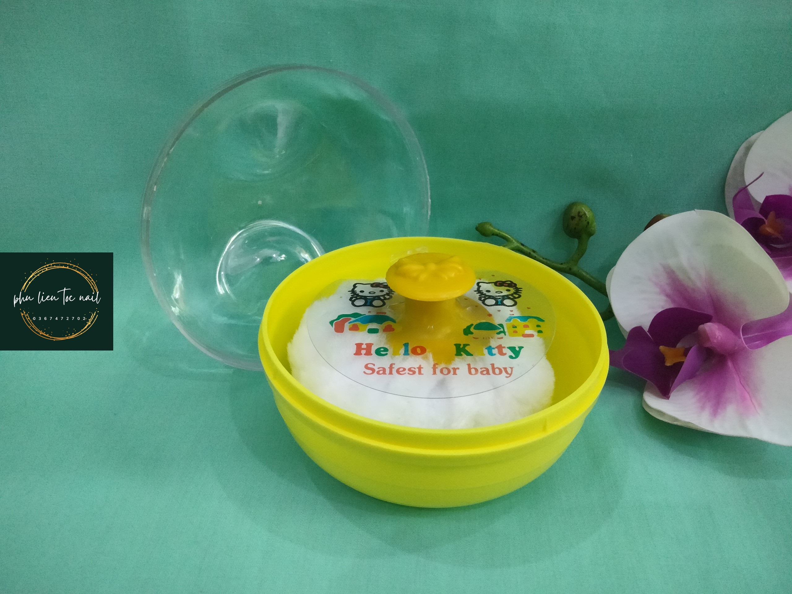 Chén đựng phấn rôm dùng đê phủi tóc sau khi cắt - Trường Thọ, TĐ