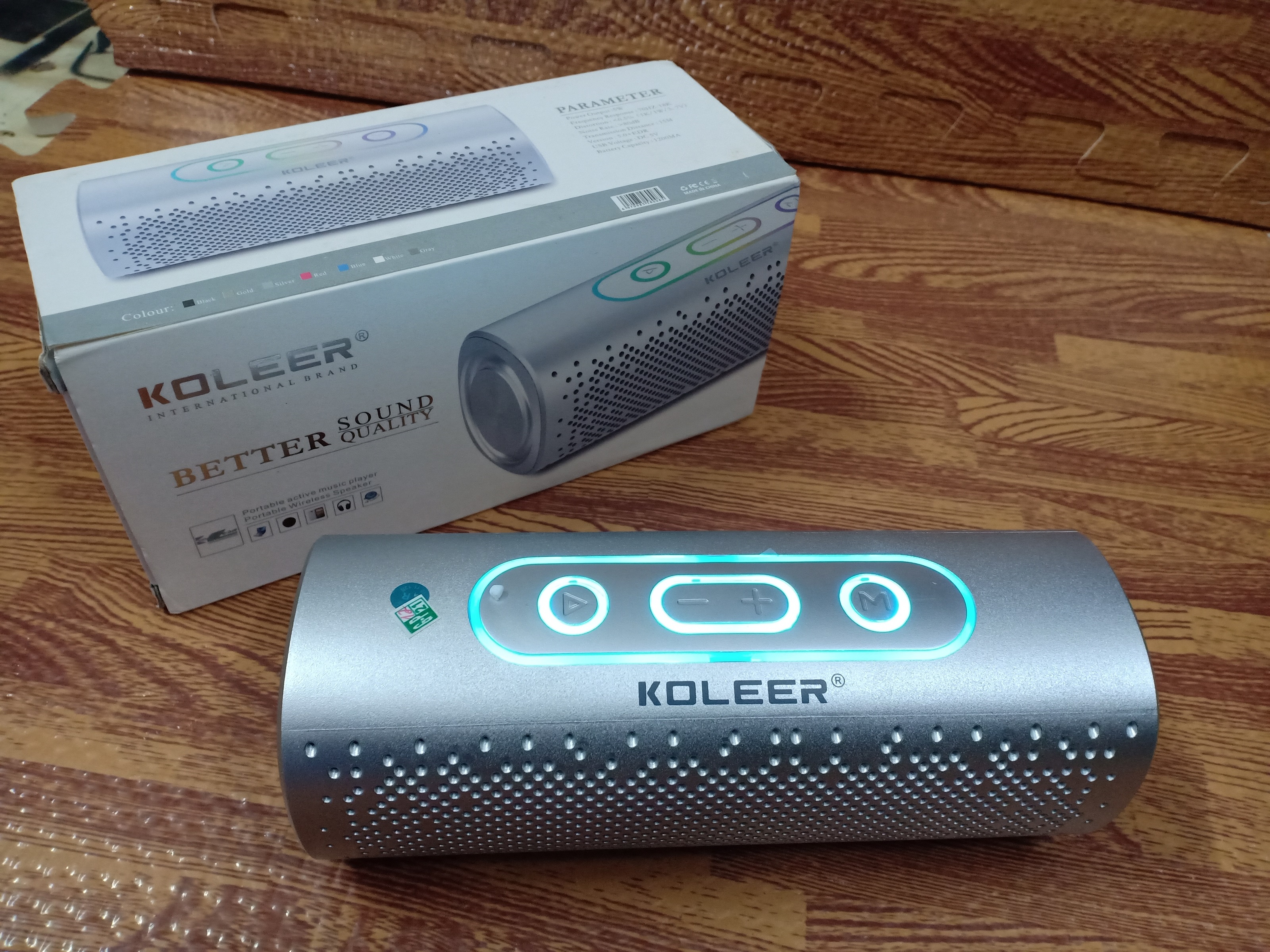 Loa Bluetooth Koleer Bass nén âm thanh cực đỉnh