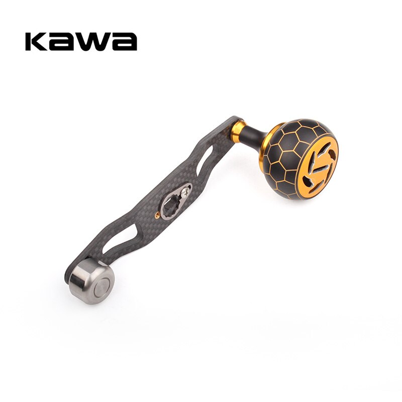 Kawa Fishing Reel Carbon Handle Single Rocker Accessory With Counterweight  Length 120mm Suit For Daiwa Abu Shimano Reel Diy