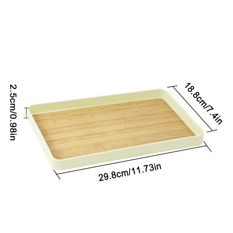 Nhật bản-phong cách trà Khay phục vụ ăn sáng chiếc đĩa trái cây lưu trữ Pallet đĩa nhựa khay hình chữ nhật