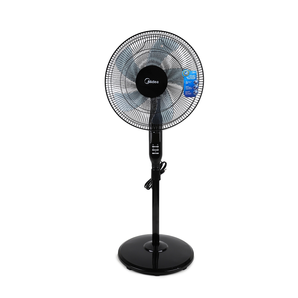 Quạt Đứng 5 Cánh Midea FS40-15QR (Công Suất 55W, Chỉnh Gió 3 Tốc Độ, Có Chức Năng Hẹn Giờ & Điều Khiển Từ Xa)