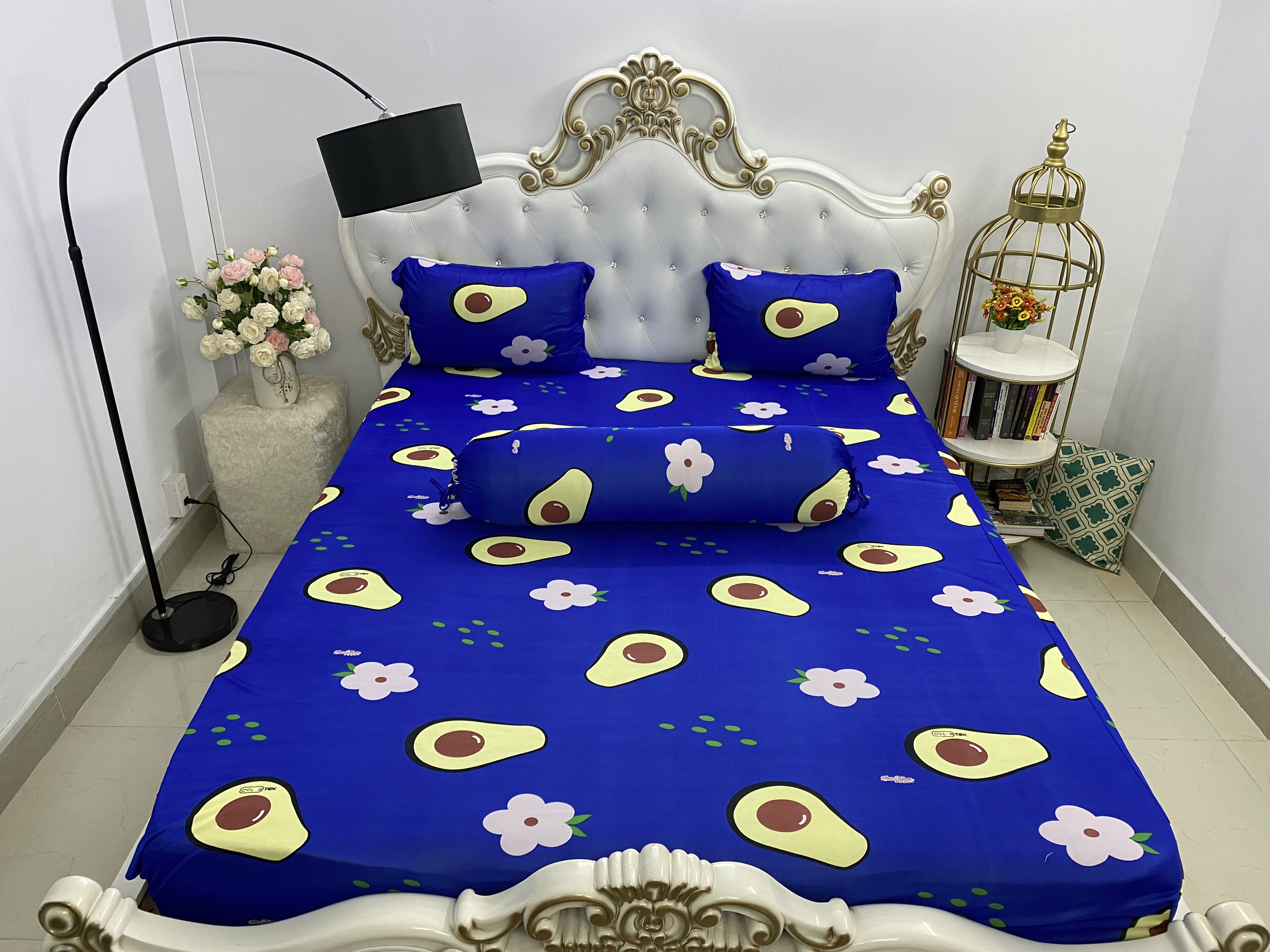 [HCM]Bộ Drap gối  Thun Hàn Quốc mát lạnh { 4 món }/đủ size.