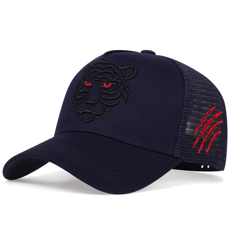 Summer%20Tiger%20Hat%20Men's%20Breathable%20Big%20Purse%20Seine%20Hat%20High%20Embroidered%20Baseball%20Cap%20Sunscreen%20Shade%20Cap%20-%20Image%202