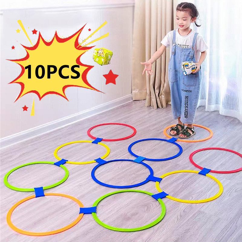 %E3%80%90Petalfall%E3%80%91New%20Outdoor%20Kids%20Funny%20Physical%20Training%20Sport%20Toys%20Lattice%20Jump%20Ring%20Set%20Game%2010%20Hoops%2010%20Connectors%20For%20Park%20Play%20Boys%20Girls%20-%20Image%203