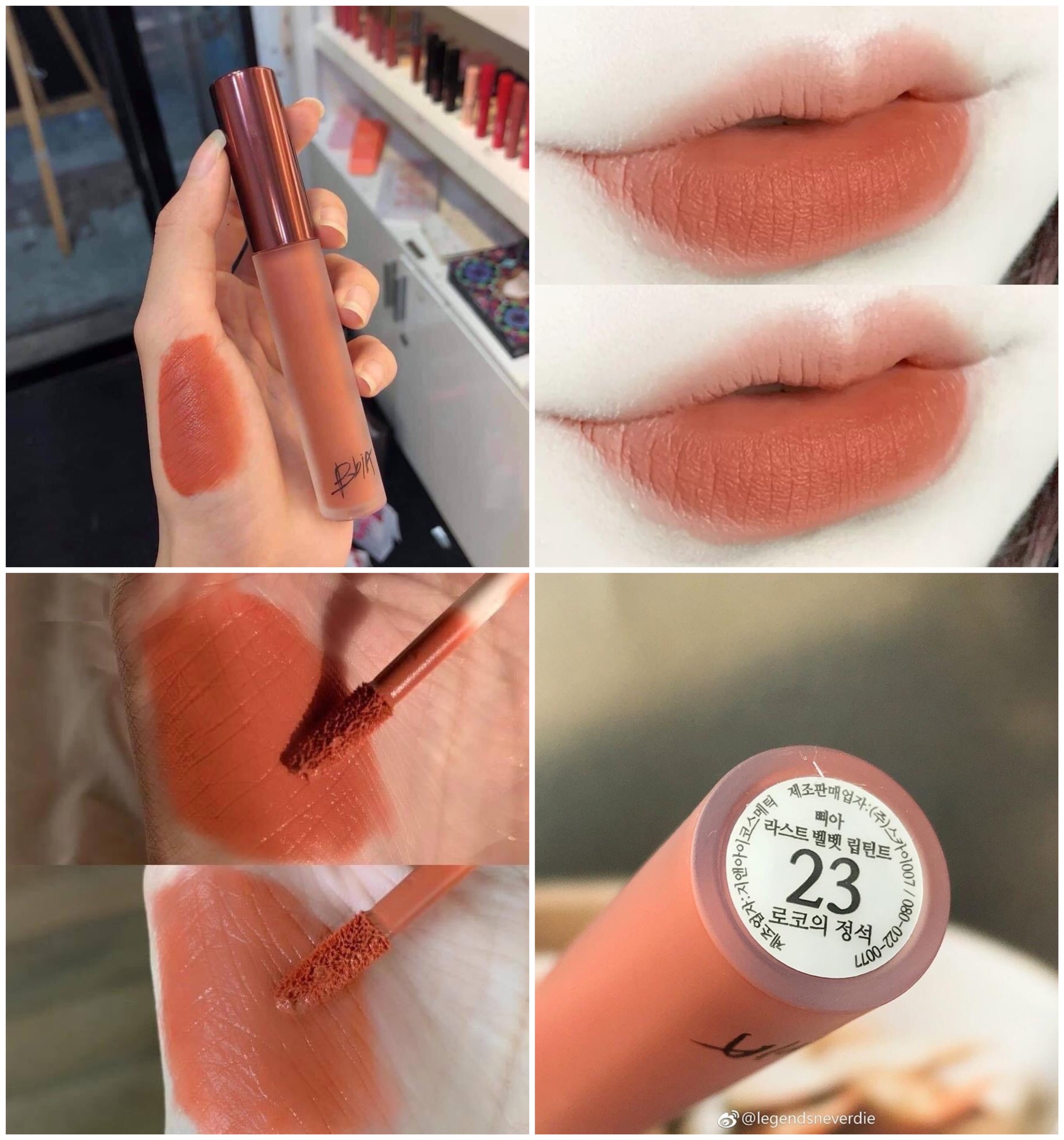 Son kem lì Bbia Last Velvet Lip Tint