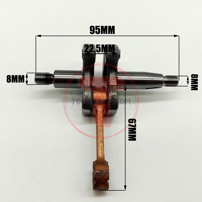 Cốt dên tay biên tay dên máy cắt cỏ 2 thì 260 26cc 34mm 34li