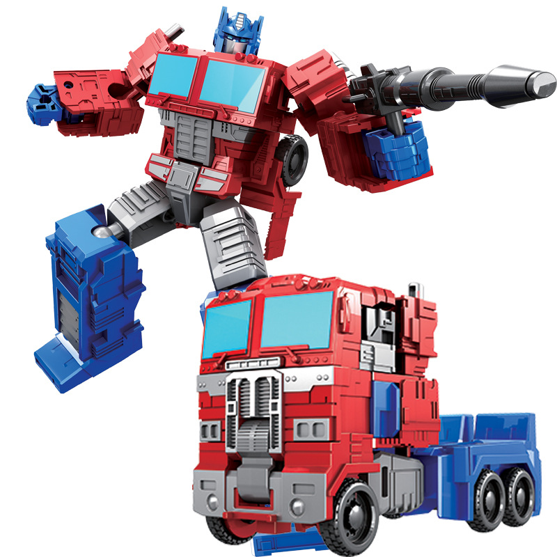 Mô hình đồ chơi robot optimus,bumblebee,xe cứu thương,xe cứu hỏa robot lắp ráp 2 trong 1