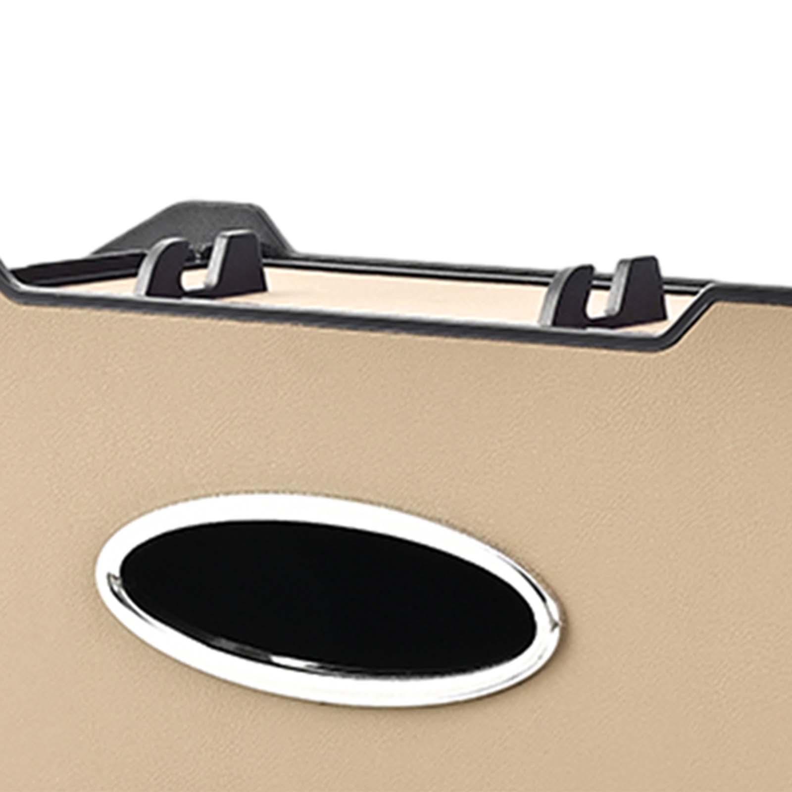 CCAire Seat Back Storage Box Interior Decoration Durable Hooks and Tissue Box Hanging Organizer Car Accessories Car Seat Back Organizer