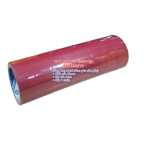 Băng Keo Simili (Khổ 36mm; Dài 6.6m; Cây 8 cuộn)