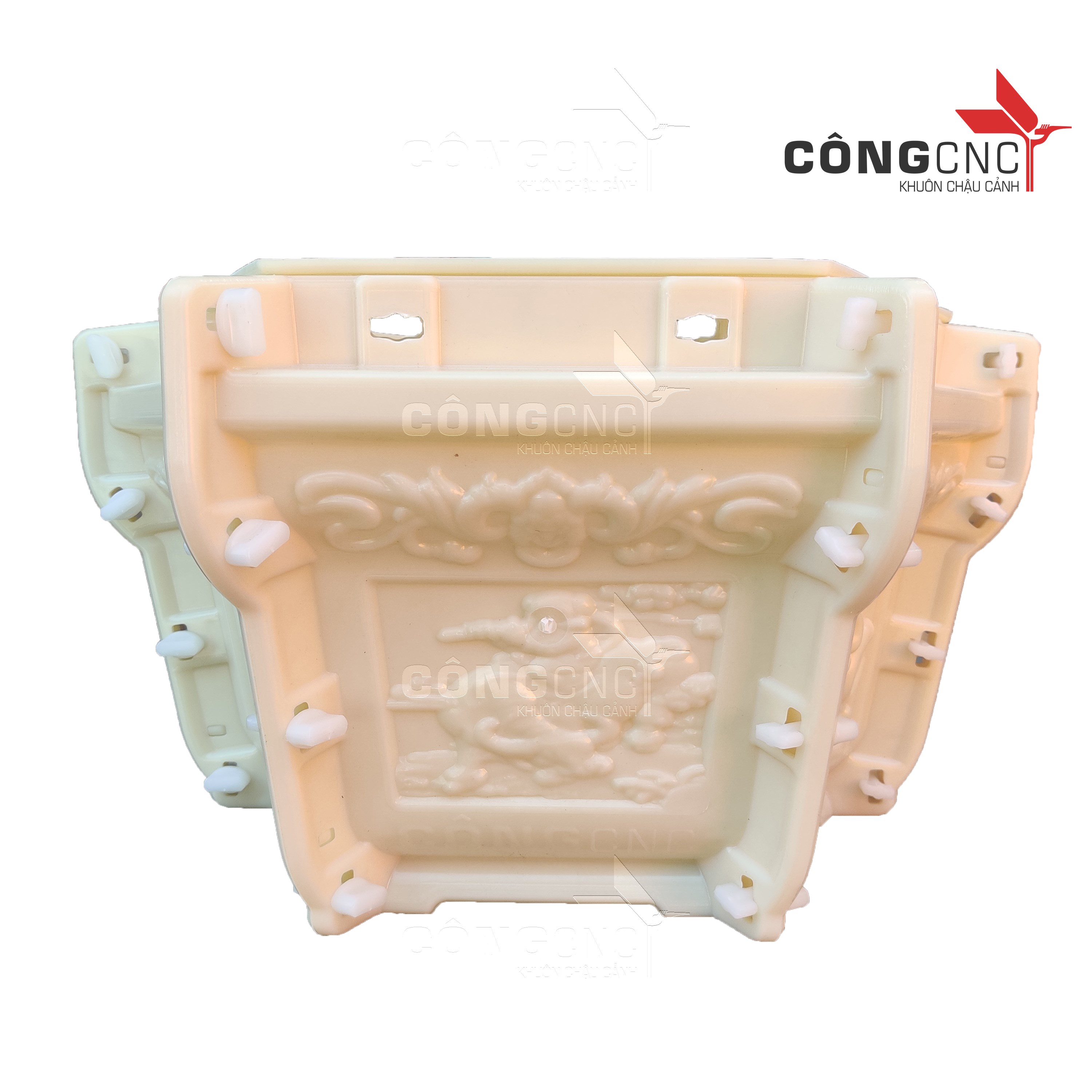 Khuôn Đổ Chậu Lục Giác 40 (Không đôn)