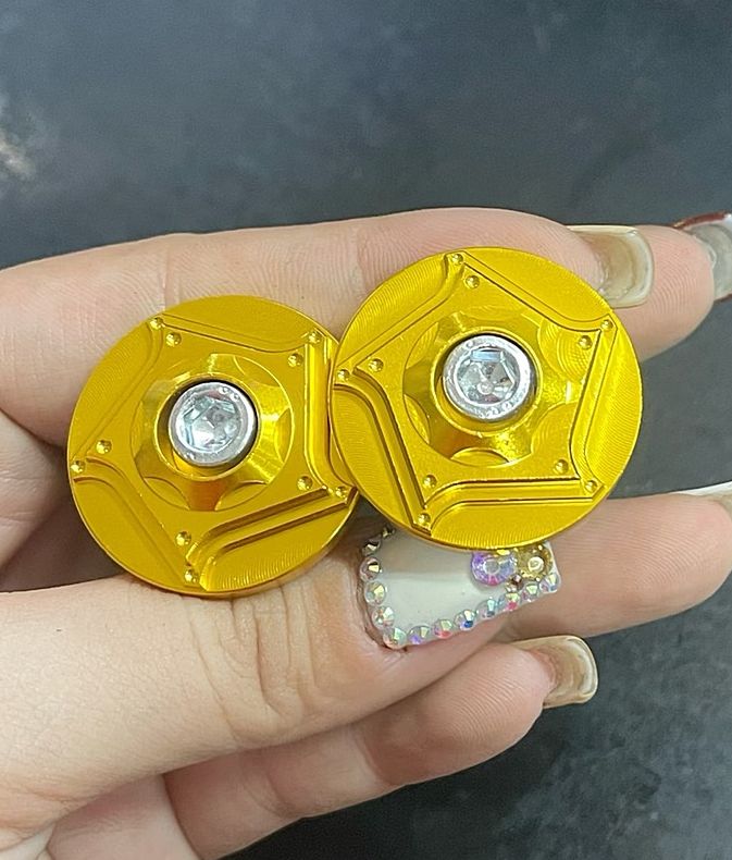 Gù nhôm 5 cánh xéo nhẹ tênh nhỏ gọn gắn mọi loại xe