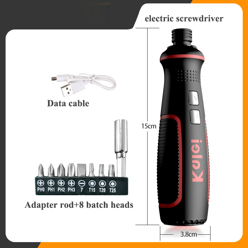 3.6V electric screwdriver mini small multi-function disassembly screw small electric electric batch lithium Electric driver