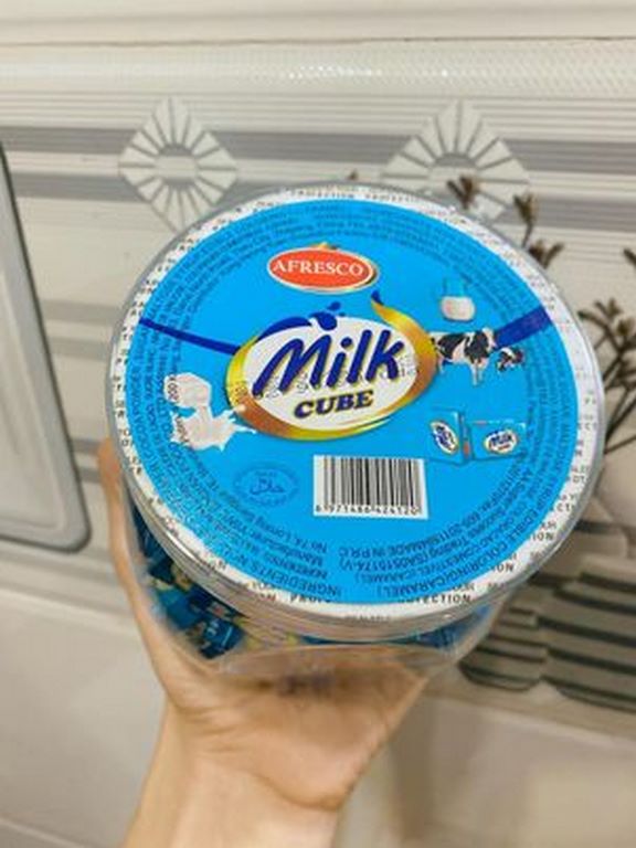 Kẹo Sữa Bò Nén 50 Viên Milk Cube 285G - Siêu Hot