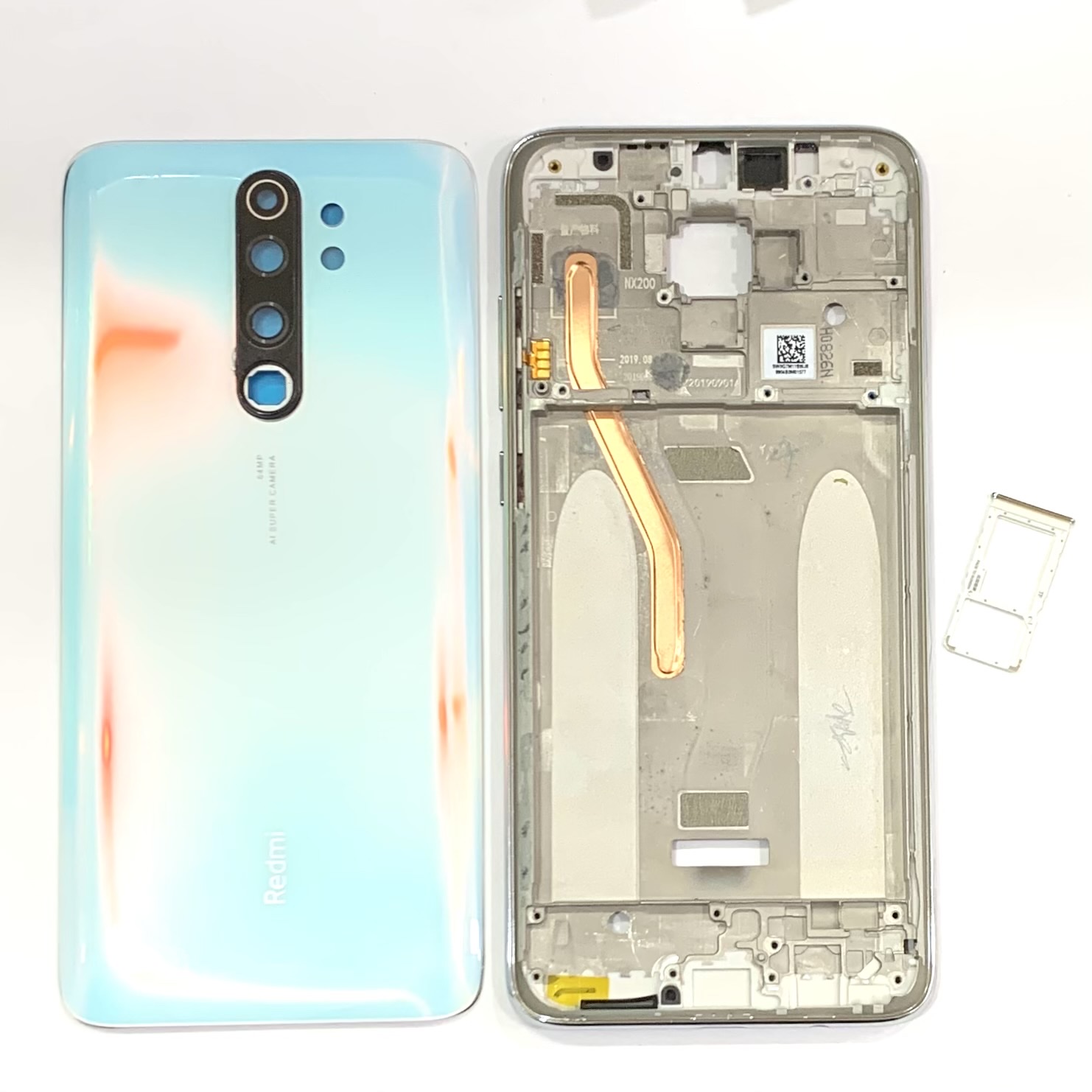 Vỏ bộ xiaomi redmi note 8 pro / redmi note 8pro + 1 sim