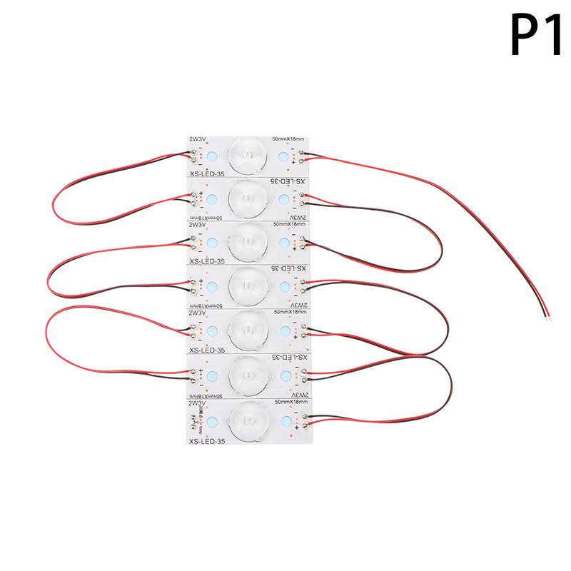 3V 6V SMD Lamp Beads With Optical Lens Fliter For 32-65inch LED Backlight Strip TV Repair LED Backlight Strip With Cable.