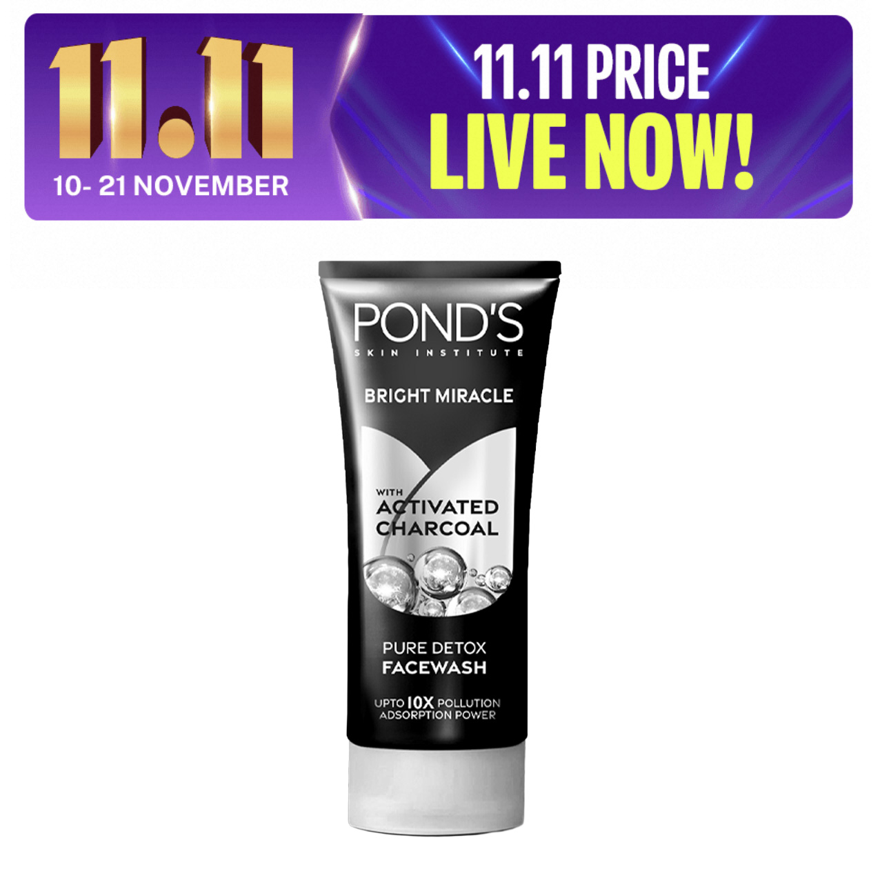 POND'S Pure Detox Face Wash - 100G. 
