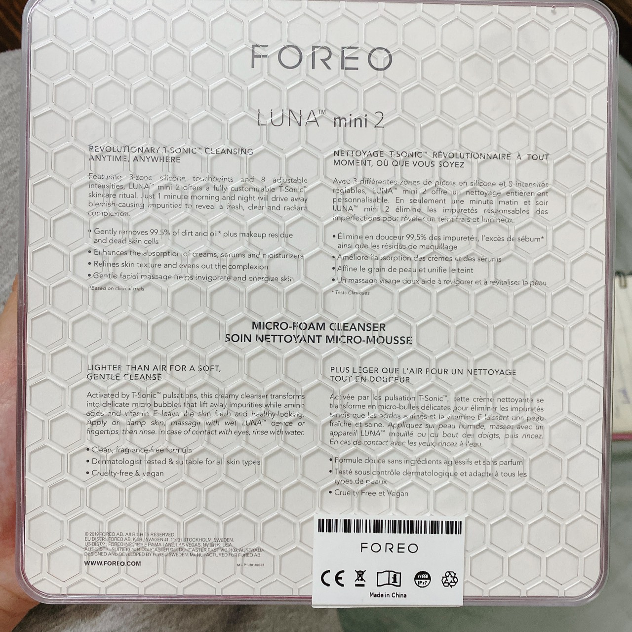 [GIẢM 5% ĐƠN 129K][HỖ TRỢ BẢO HÀNH] Máy rửa mặt Foreo Luna Mini