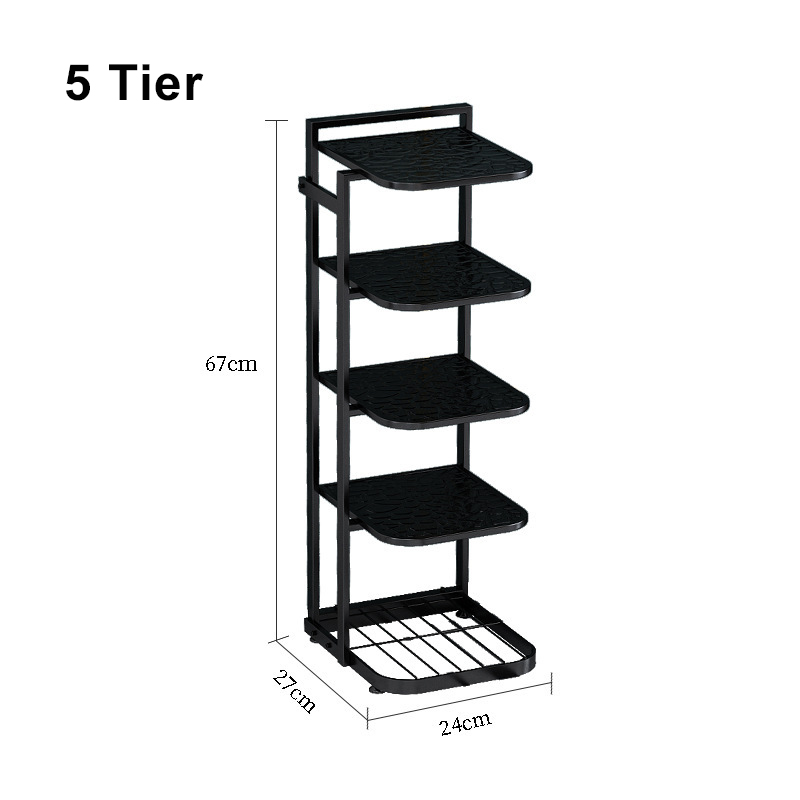 Basishome Simple Modern Shoe Rack Multi Layer Shoe Organizer Iron Bto