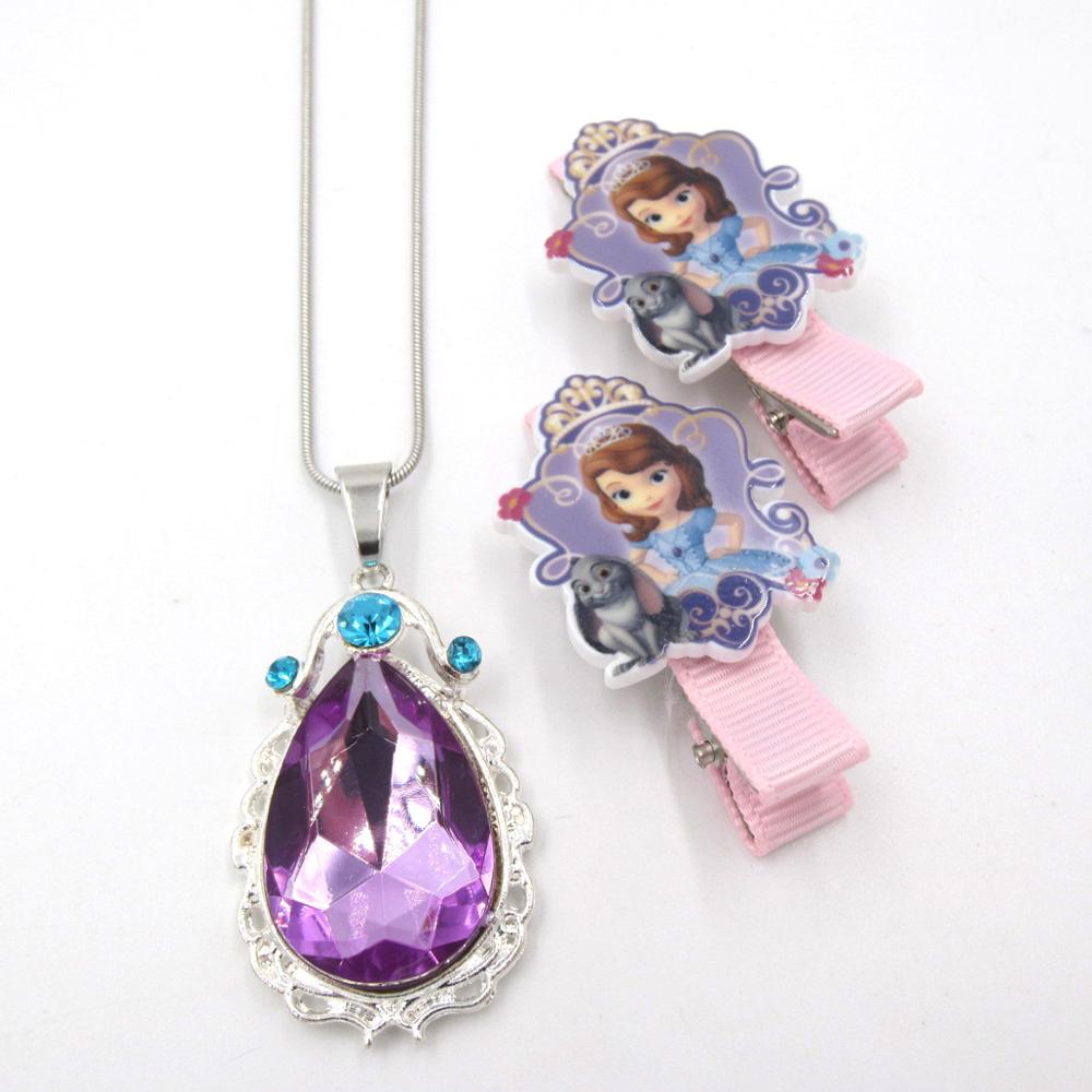 GlobalHubShop】Baby Girls Princess Sofi The First Purple Teardrop