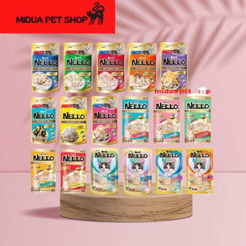 [Hoàn Tiền 10%] combo 24 Pate Nekko mix vị 70g