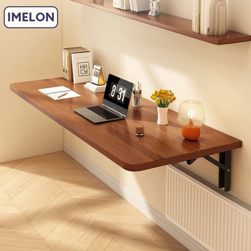Foldable desk wall wall-mounted folding table wall-mounted study table balcony wall-mounted suspended wall side table