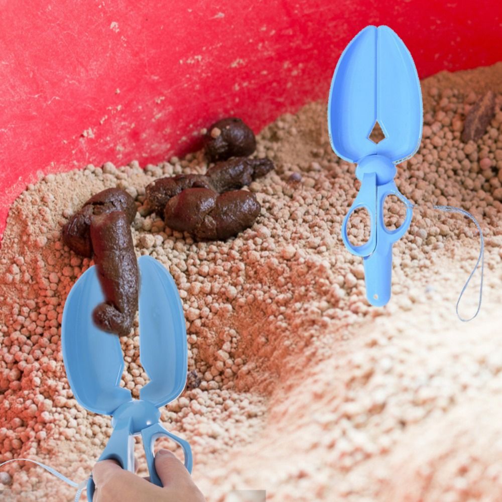Dog Waste Picker Plastic Cat Poop Picker Scissor Shape with Hanging ...