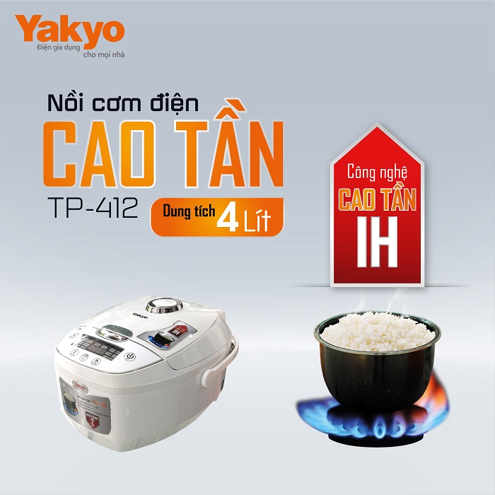 TP-412 nồi cơm điện cao tầng YAKYO