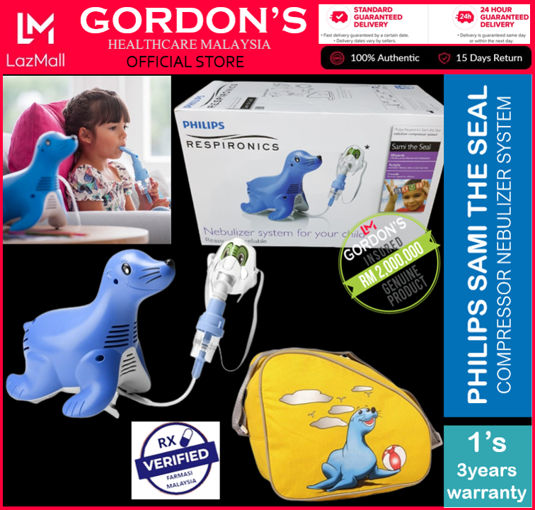 (3 Years Warranty) Philips Respironics Sami The Seal Nebuliser