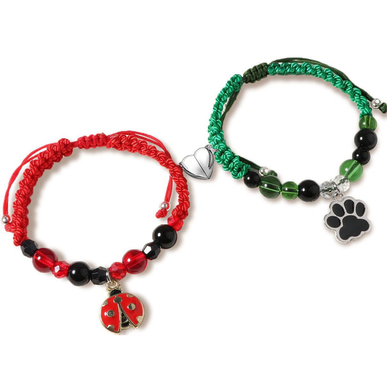 2024 New Bat Spider Friendship Bracelets Best Friend Bff Halloween Christmas Matching Rope Chain Bracelets Couples Family Sister. 