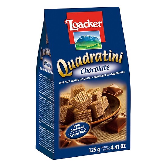 Bánh Xốp Quadratini Loacker 125g