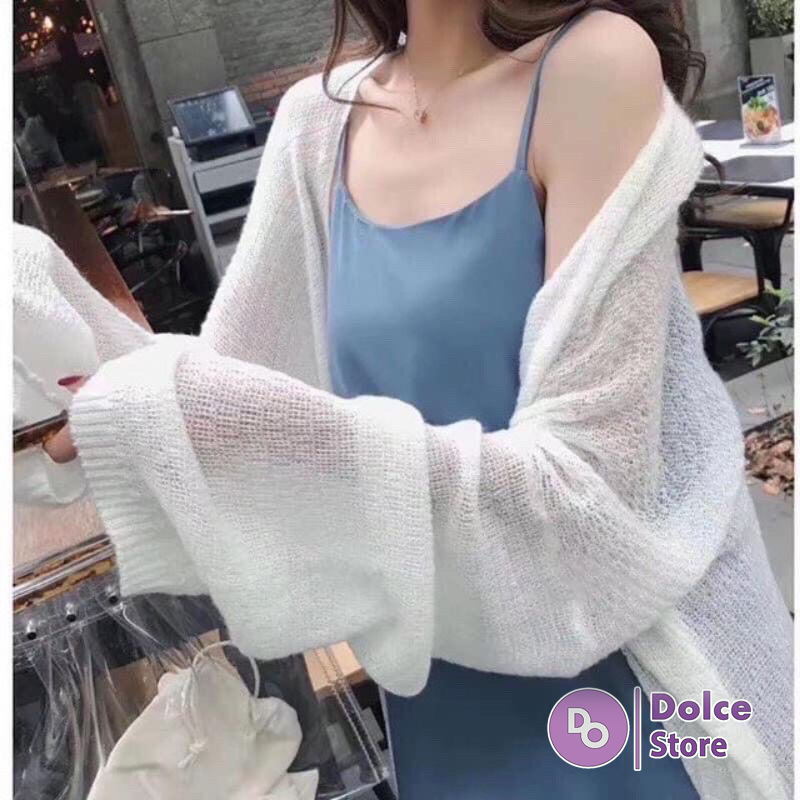 Áo khoác cadigan len mỏng nữ DOLCE