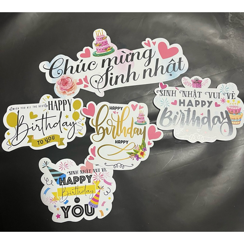 Sét 10 cái banner chúc mừng sinh nhât