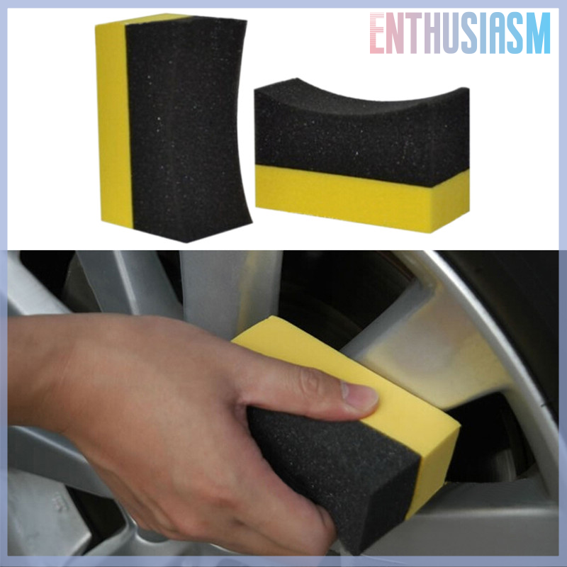 【Enthusiasm】🌟🌟【Hot Sale】🎈 Auto Wheels Brush Sponge Tools Applicator Special For Tire Hub Cleaning