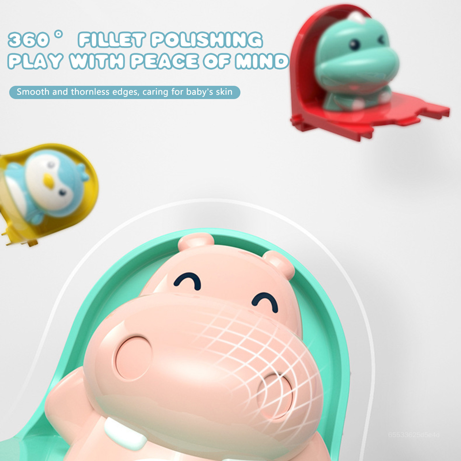 Cute Animals Pop-Up Toys Children's Early Learning Toys Interactive Switchbox Button Box Baby Educational Toys for Toddler's Preschool Activity BC-VN