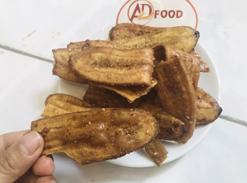 chuối sấy mè gừng 200g