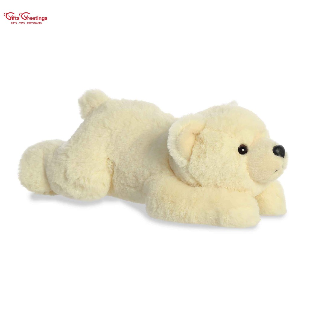 aurora white teddy bear