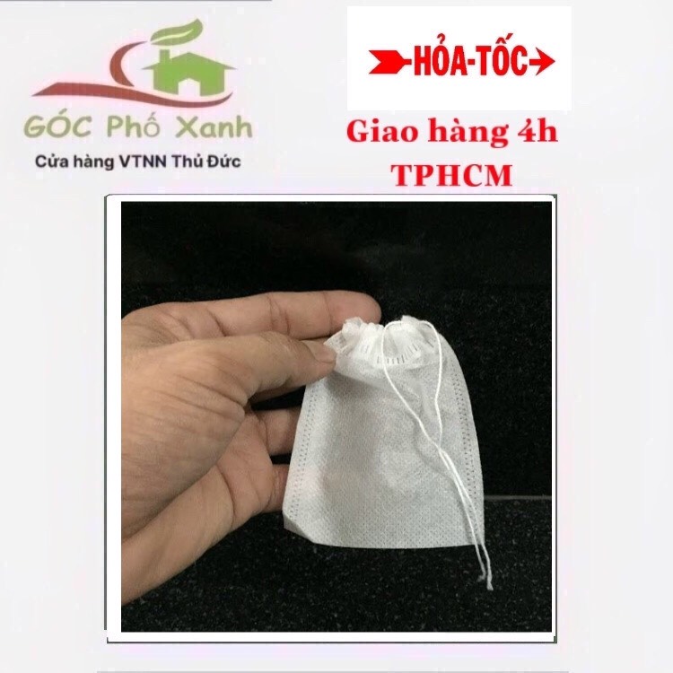 Túi Lọc Trà Đựng Phân Tan Chậm bọc 100 cái