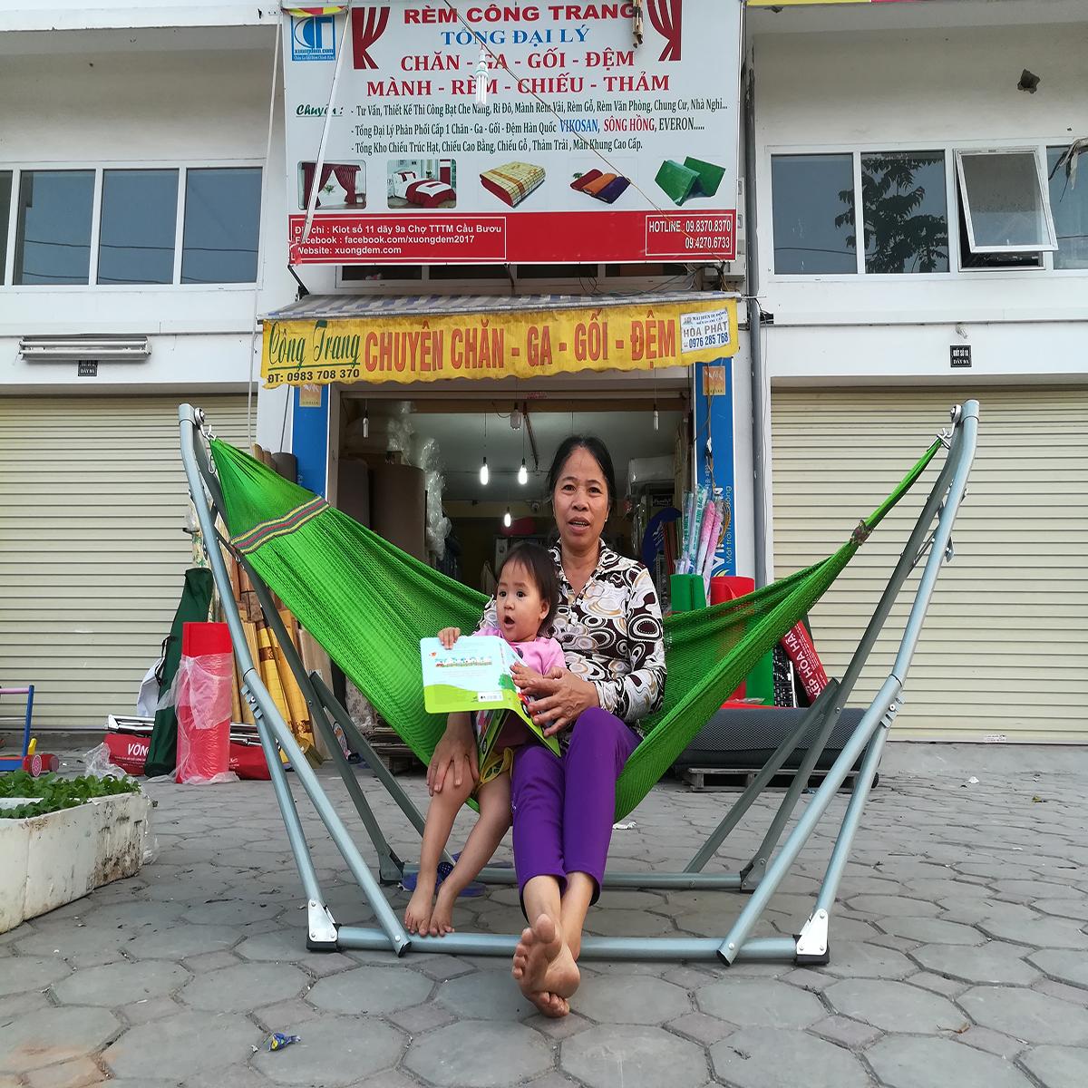 VÕNG XẾP KHUNG SẮT SƠN TĨNH ĐIỆN CAO CẤP