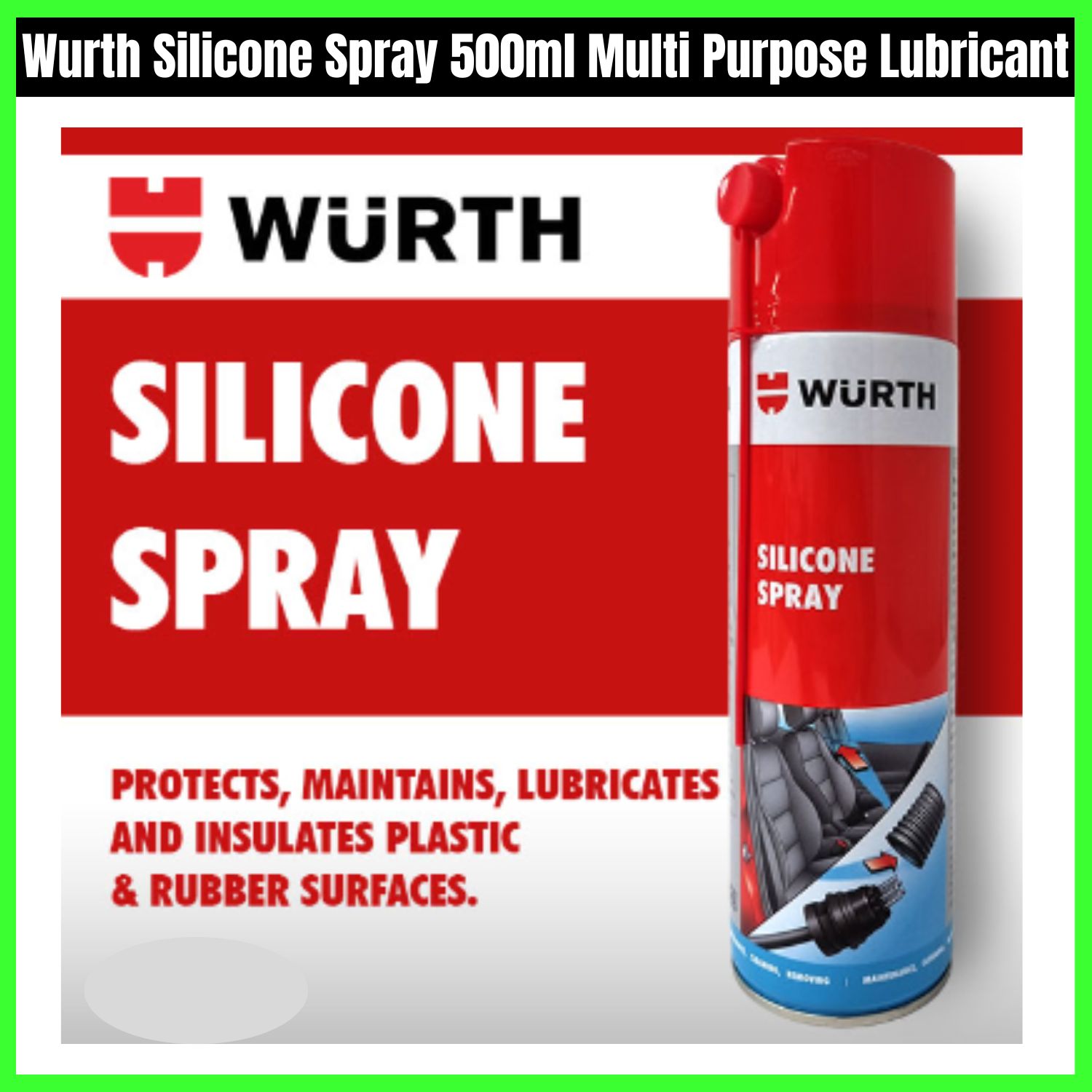 Silicon En Spray Wurth 500 Ml Industrial