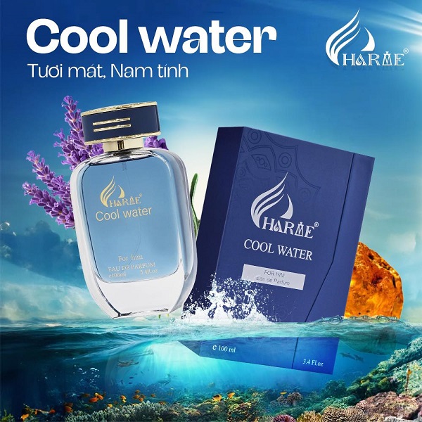 Nước hoa Cool Water - MẠNH MẼ, TƯƠI MÁT, NAM TÍNH (100ML) - Mẫu mới